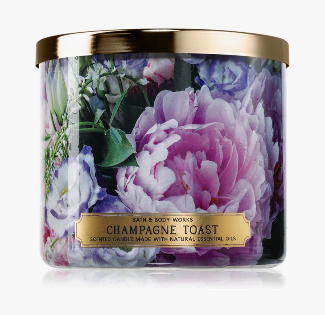 Bath & Body Works Champagne Toast 3-wick scented candle 
