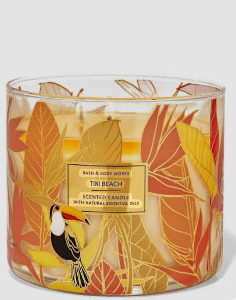 Bath & Body Works Tiki Beach 3-wick scented candle 